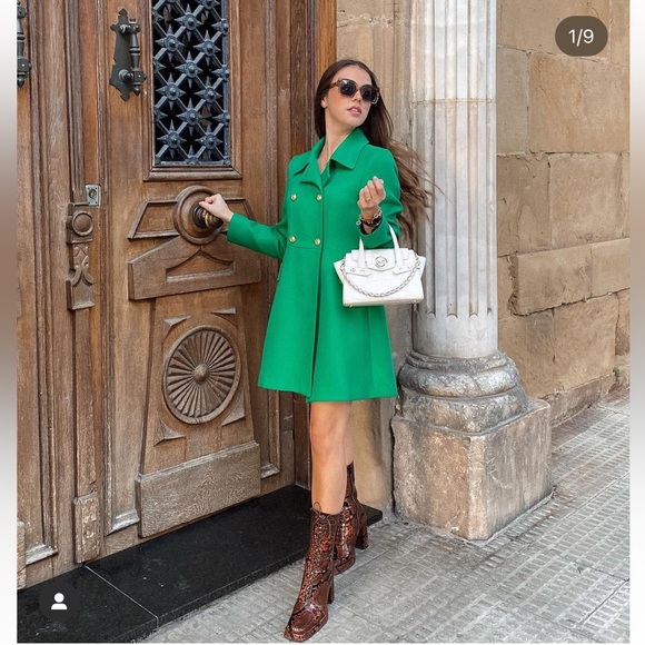 Zara buttoned tailored coat - Picture 6 of 16